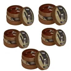 Kit 5 Cera Capilar Caramelo Pomada Cabelo Gel Modelador 130g