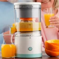 Espremedor Elétrico Laranja Limão Frutas P/ Fazer Sucos Recarregável_Home