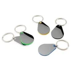 Kit Chaveiro em Metal Grafite – Durável e Ideal para Casa, Carro e Escritório