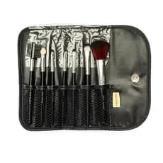 Kit 7 Pincéis Maquiagem Viagem Compacto Nécessaire Dobrável Portátil Cerdas Macias Sintéticas