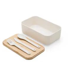 Marmita Sustentável 1L com Tampa de Bambu – Compacta e Resistente
