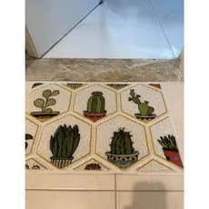 Tapete Capacho DESENHADO Emborrachado de Porta Estampado 40x60