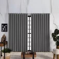 Cortina Blackout Grande Para Sala Quarto 4,00 X 2,50 Em Tecido Corta Luz Luxo