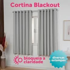 Cortina Blackout Em Tecido De Luxo Para Janela De Quarto Sala 1,60 X 1,50 Corta Luz Premium de Luxo