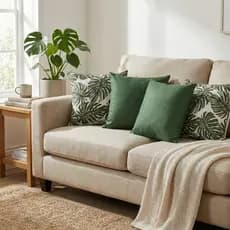 Capa para Almofada 4 Peças 45 cm x 45 cm Estampa Decorativa Moderna Decoração Sala e Quarto Luxuoso