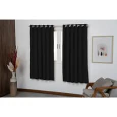 Cortina Blackout Quarto e  Sala Janela 2,20 X 1,50 Corta Luz Blecaute Em Tecido Grosso Premium