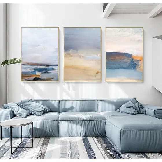 Quadros Decorativos Trio Kit 3 peças Grandes 90x60 ou 60x40 mais de 50 opções de imagens Quadro decorativo Sala Quadro decorativo Quarto Quadro decorativo Escritório Quadro decorativo Marmorizado Quadro decorativo abstrato Folhas arte quadro mosaico