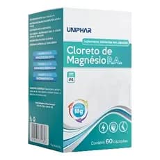CLORETO DE MAGNESIO  P.A. 60 CAPSULAS UNIPHAR