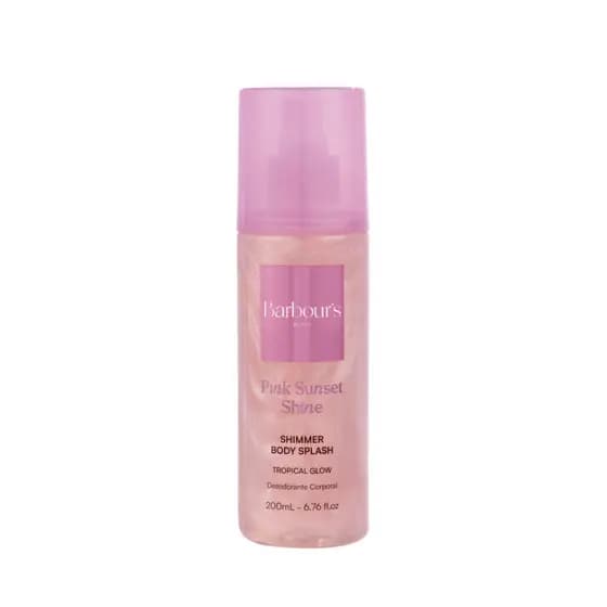 Barbours Body Splash Desodorante Corporal Pink Sunset Shine - 200ml
