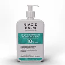Niacid Balm Loção Hidratante Multifuncional Pele Extra Seca 10% UR. 450ml