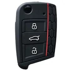 Case Capa Silicone Chave Canivete Golf Gti Tsi Virtus Polo Tiguan Tcross