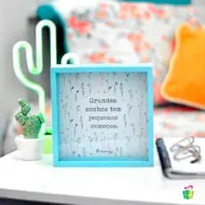 Quadro Cofre - Pequenos Começos
