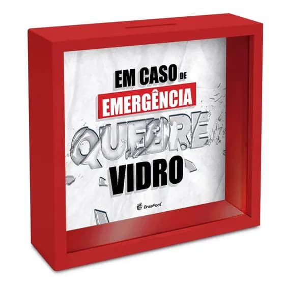 Quadro Cofre - Quebre o Vidro