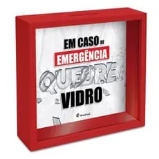 Quadro Cofre - Quebre o Vidro