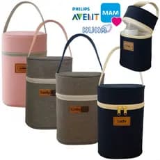 Porta Mamadeira Com Isopor Removível Para Limpeza Bolsa Maternidade Térmico Compatível Com Mam Avent Kuka Térmico