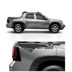 Par Faixa Renault Duster Oroch Off Road Adesivo Auto Colante