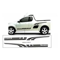 Faixa Lateral Chevrolet Montana Faixa Auto Adesiva Colante