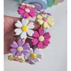 Tiara infantil flores Arco Jardim Encantado tiara menina