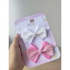Kit de laços infantis menina Laço bico de pato faixinha de bebê menina