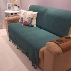 Manta De Sofá Cama Grande Gigante GG 2,10x1,20 Capa Sofá Decorativo Protetora Algodão Inverno Barato