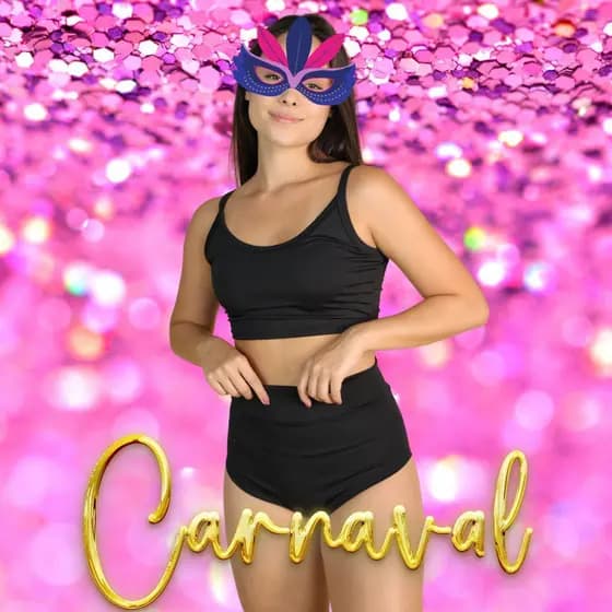 BiquÍni Feminino Cintura Alta Hot Pants Top Alcinha Verão Praia
