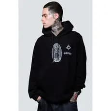 BLUSA MOLETOM CHRONIC PRETO SANTA
