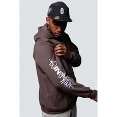 BLUSA MOLETOM CHRONIC MARROM
