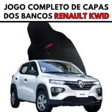 Jogo De Capas Renault Kwid Tecido Grosso Todos Os Modelos