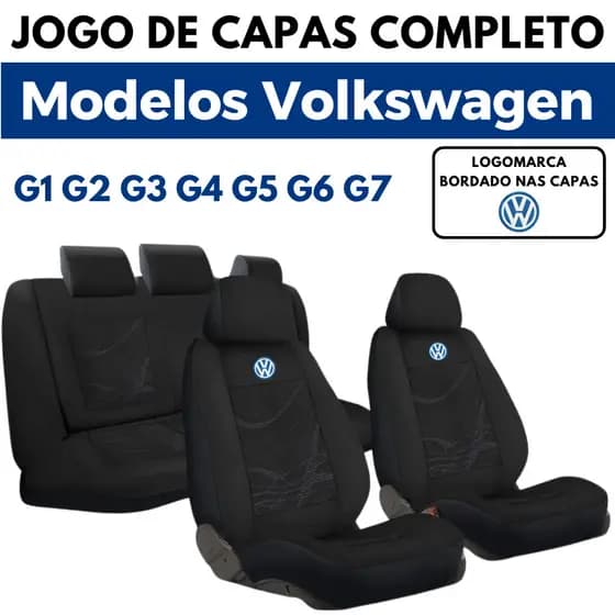 Capas P/ Bancos Tecido Original Gol G5 2010 2011 2012