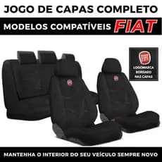 Capa de Banco Automovo Modelos Fiat Tecido Grosso Impermeável Veículos Fiat