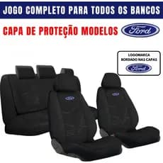 Capa Banco Automotivo Ford Tecido Grosso Impermeável Acolchoado Todos Veículos Ford 5 Lugares