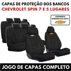 Capa Para Bancos Automotivo Chevrolet GM Tecido Grosso Carro Corsa Celta Onix Agile Prisma