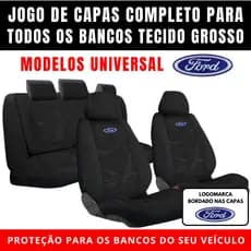Capa Para Banco Ford Tecido Grosso Impermeável Acolchoado Automóveis Veículos Modelos Ford
