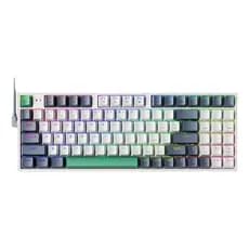 Teclado Gamer Machenike K500-b94 Qwerty Us English Cor Branc