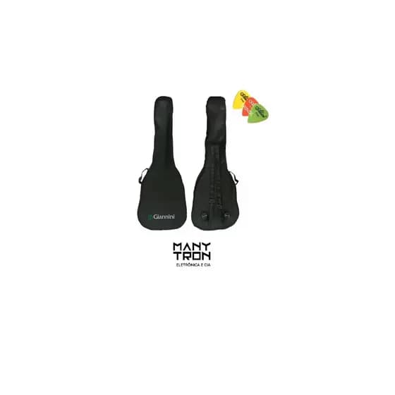 Capa Para Violão Giannini Clássico Simples Com Alças - Capa para Violão Clássico