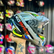 Capacete Norisk Strada 2 com Óculos Solar Interno | Viseira Cristal!