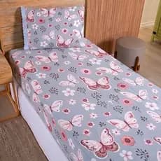 Jogo de Lençol Solteiro 02 Peças Microfibra Estampada