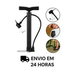 Bomba De Ar Encher Pneu Bicicleta Moto Bola Balão Piscina Forte Compacta e Leve