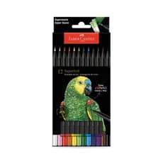 Lapis de cor Supersoft Faber castell 12 cores