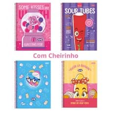 Caderno Universitário Capa Dura Fini 80 folhas 1 Matéria  - Foroni