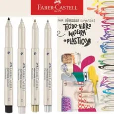 Marcador MultiMark Multisuperfície Permanente - Faber-Castell