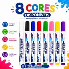Caneta Para Tecido Acrilpen - Acrilex