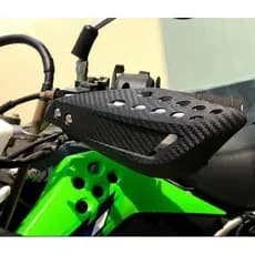 Protetores De Mão Para Motocicleta , Defletor De Vento , Protetor Guidão , Padrão De Fibra De Carbono Anti-Queda Com Sup