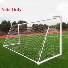 Rede De Gol De Futebol Resistente Anti UV Nylon Com Cantos Reforçados Para Partida De Treinamento Ao Ar Livre