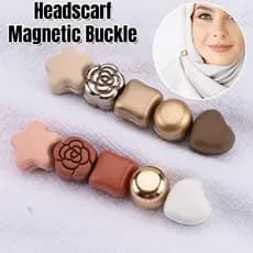 2 Pçs Quadrado Fosco Ímã Hijab Pinos Botões Magnéticos Lenço Feminino Xale Colar Clipe Acessórios