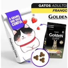 Ração A Granel PremieR Golden Gatos Adultos Frango 1 kg pets saudáveis