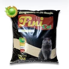 areia higiênica gato fini cat 4 kg tipo pipi cat