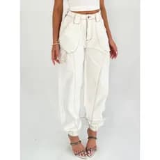 Coolestfeminina 8202 Calça Jeans Feminina Calca  estiloso elegancia colorido 8202
