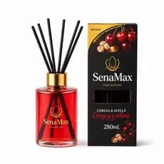 Difusor De Ambiente SenaMax Cereja E Avelã 280ml Casa Perfumada e Cheirosa Senalândia