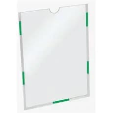 Display em Acrílico porta folha A4 vertical Porta Folha Sulfite quadro de  aviso  21x30cm